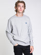 CHAMPION MENS COLOUR POP CREW - GREY/ROYAL - CLEARANCE - Boathouse