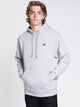 CHAMPION MENS COLOUR POP PULLOVER HOODIE - GREY/ROYAL - CLEARANCE - Boathouse