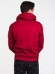 CHAMPION MENS COLOUR POP PULLOVER HOODIE - CHERRY/GLD - CLEARANCE - Boathouse