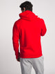 CHAMPION MENS POWERBLEND FULL ZIP HOODIE - RED - CLEARANCE - Boathouse