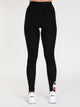 CHAMPION WOMENS EVERYDAY LEGGING - BLACK - CLEARANCE - Boathouse