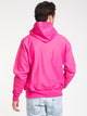 CHAMPION MENS REV WEAVE CHN PULLOVER HOODIE - PINK - CLEARANCE - Boathouse