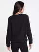 CALVIN KLEIN WOMENS 1981 BOLD TAPED CREW - BLACK - CLEARANCE - Boathouse