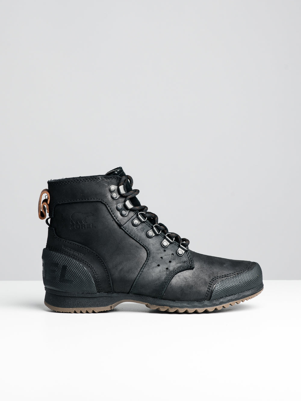 MENS ANKENY MID HIKER - BLACK - CLEARANCE