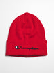 CHAMPION PIVOT CUFF BEANIE - RED - CLEARANCE - Boathouse