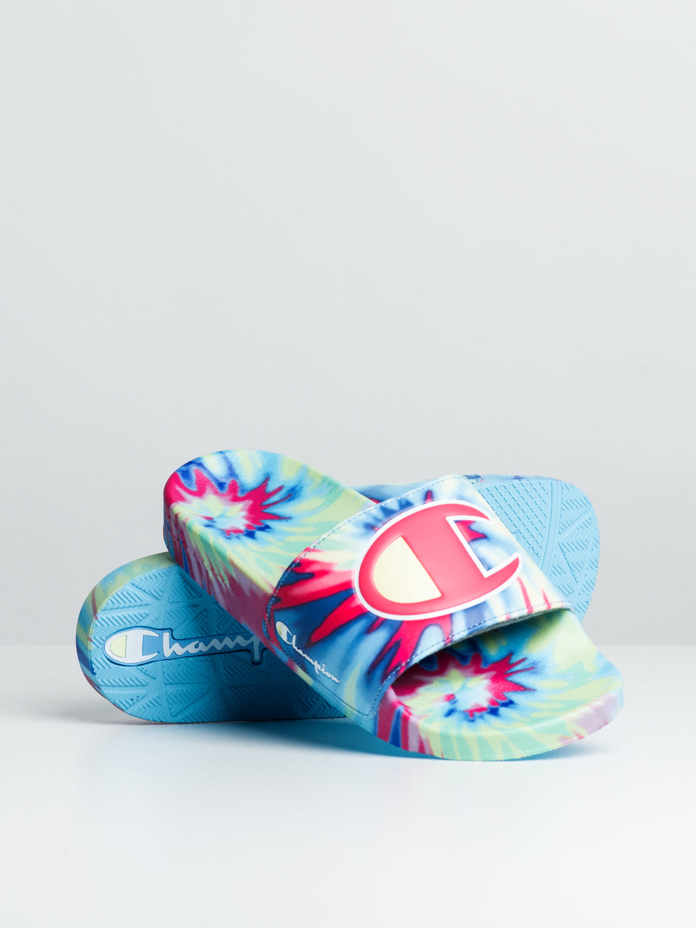 WOMENS CHAMPION IPO TIE DYE SLIDES - CLEARANCE