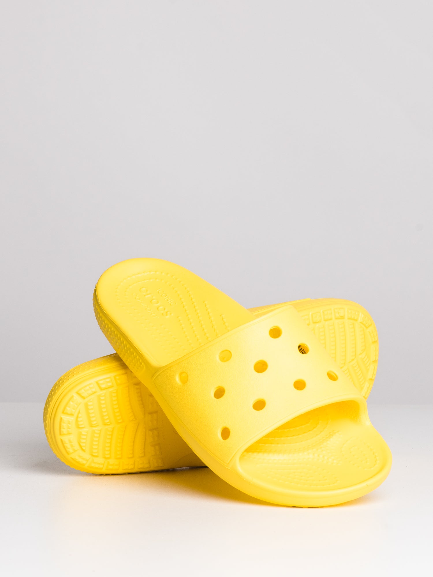 Yellow 2025 croc slides