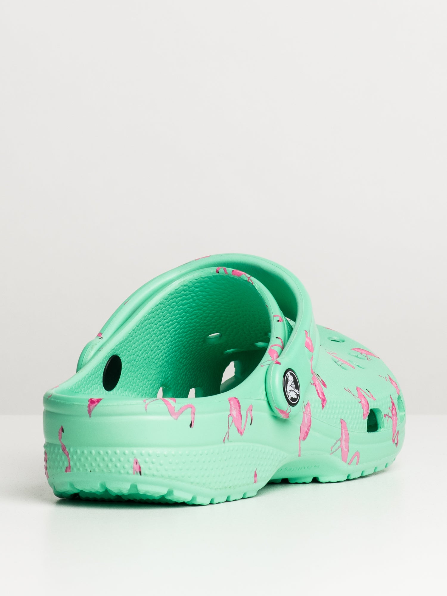 Blue crocs best sale with flamingos