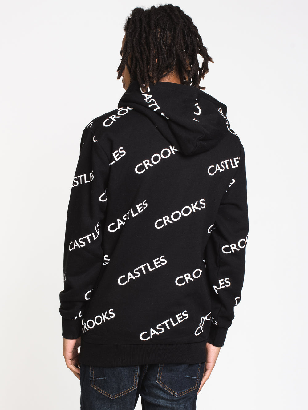 CROOKS & CASTLES NEW CORE LOGO PULLOVER HOODIE - CLEARANCE