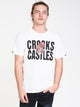 CROOKS & CASTLES MENS ROSES BLOCK SHORT SLEEVE T-SHIRT - WHITE - CLEARANCE - Boathouse