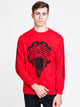 CROOKS & CASTLES MENS CAN'T RESIST LONG SLEEVET-SHIRT- RED - CLEARANCE - Boathouse