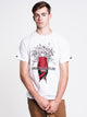 CROOKS & CASTLES MENS REVOLT BANDUSA SHORT SLEEVET-SHIRT- WHITE - CLEARANCE - Boathouse