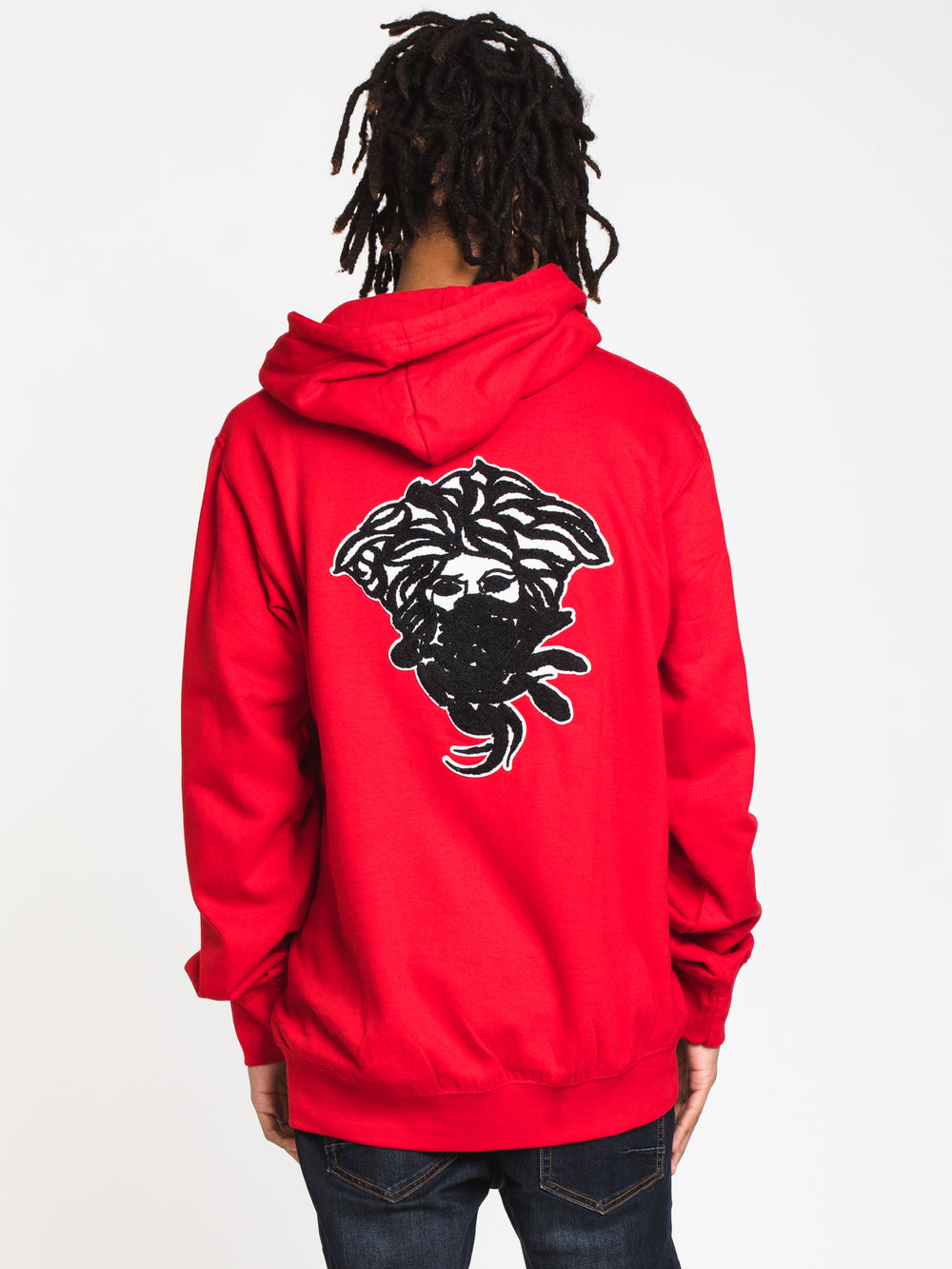 CROOKS & CASTLES BANDUSA EMBROIDERED PULLOVER HOODIE  - CLEARANCE