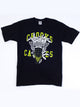 CROOKS & CASTLES MENS COLLEGIATE MEDUSA SHORT SLEEVE T-SHIRT - BLK - CLEARANCE - Boathouse