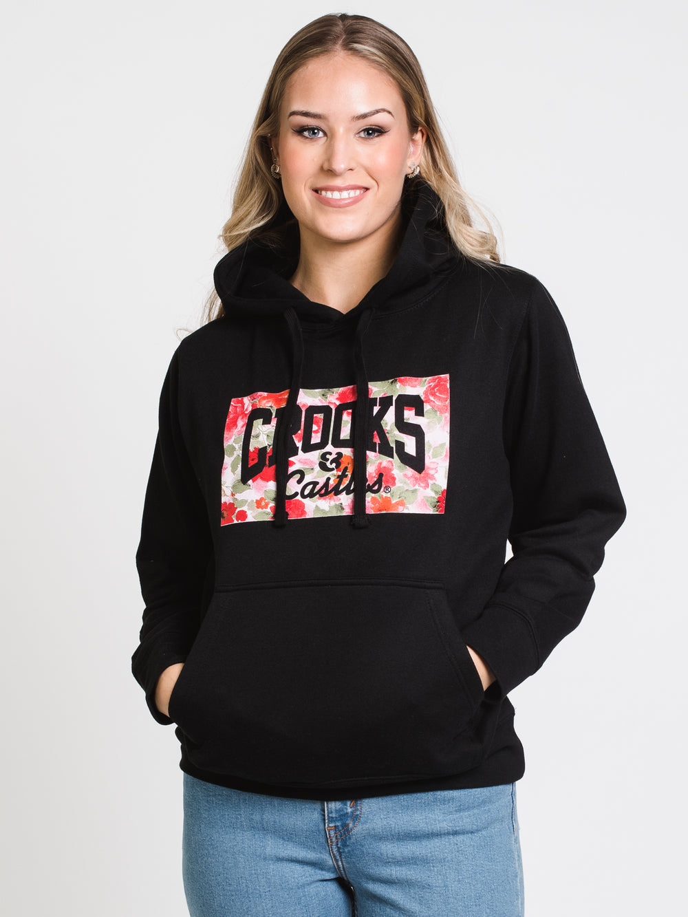 CROOKS & CASTLES ROSES BANDITO PULL HOODIE - DESTOCKAGE