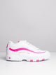 DC SHOES WOMENS LEGACY LITE - WHITE/HOT PINK - CLEARANCE - Boathouse