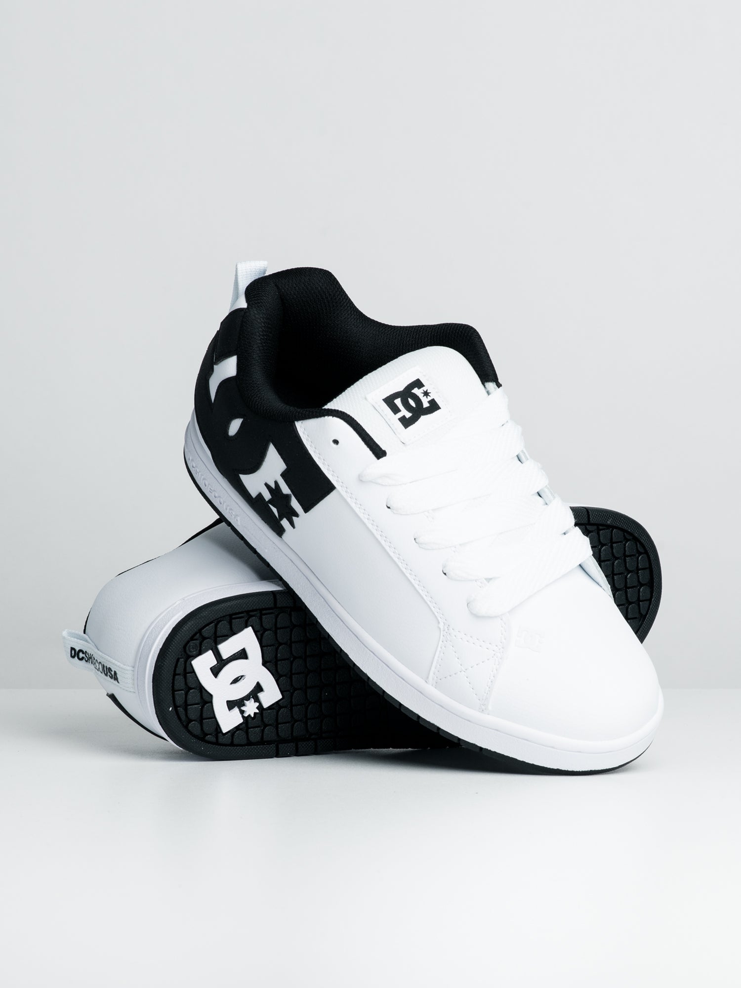 DC Shoes Mens Court Graffik Leather Low Top Skater Trainers Sneakers Shoes  on OnBuy