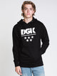 DGK MENS DGK ALL STAR PULLOVER HOODIE- BLACK - CLEARANCE - Boathouse