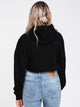 DIAMOND SUPPLY CO. WOMENS GARDEN CROP PULLOVER HOODIE - BLK - CLEARANCE - Boathouse