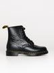 DR MARTENS MENS DR MARTENS 1460 FLAMES SMOOTH BLACK BOOT - CLEARANCE - Boathouse