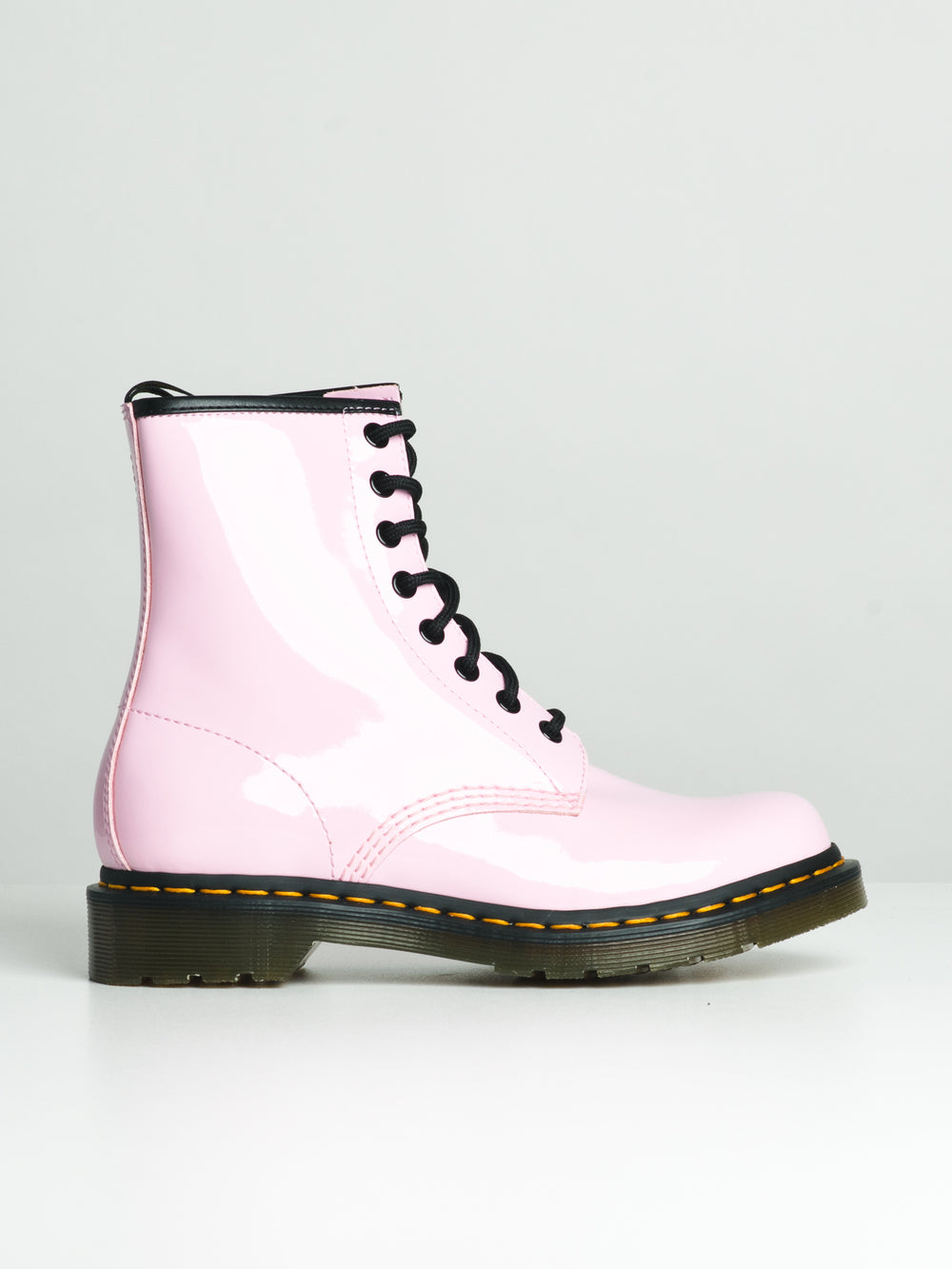 WOMENS DR MARTENS 1460 PATENT LAMPER BOOT - CLEARANCE