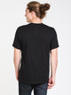 ELEMENT MENS MATHIS SHORT SLEEVE T-SHIRT - BLACK - CLEARANCE - Boathouse