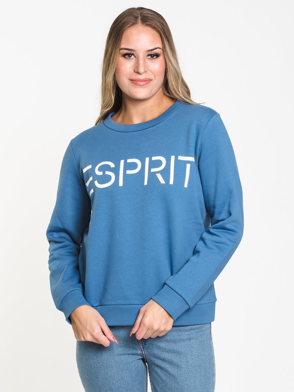 WOMENS VINTAGE CREW - BRIGHT BLUE - CLEARANCE