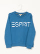 ESPRIT WOMENS VINTAGE CREW - BRIGHT BLUE - CLEARANCE - Boathouse