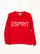 ESPRIT WOMENS VINTAGE CREW - DARK RED - CLEARANCE - Boathouse