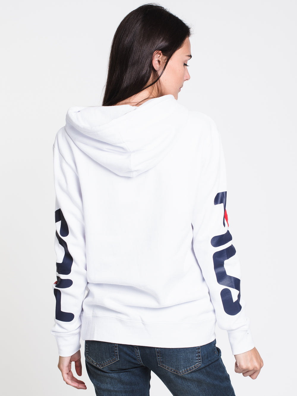 WOMENS SCARLETT PULLOVER HOODIE - WHITE - CLEARANCE