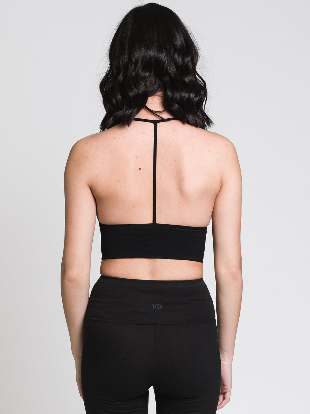FREE PEOPLE SCOOP ME UP RACERBACK - NOIR - DÉSTOCKAGE
