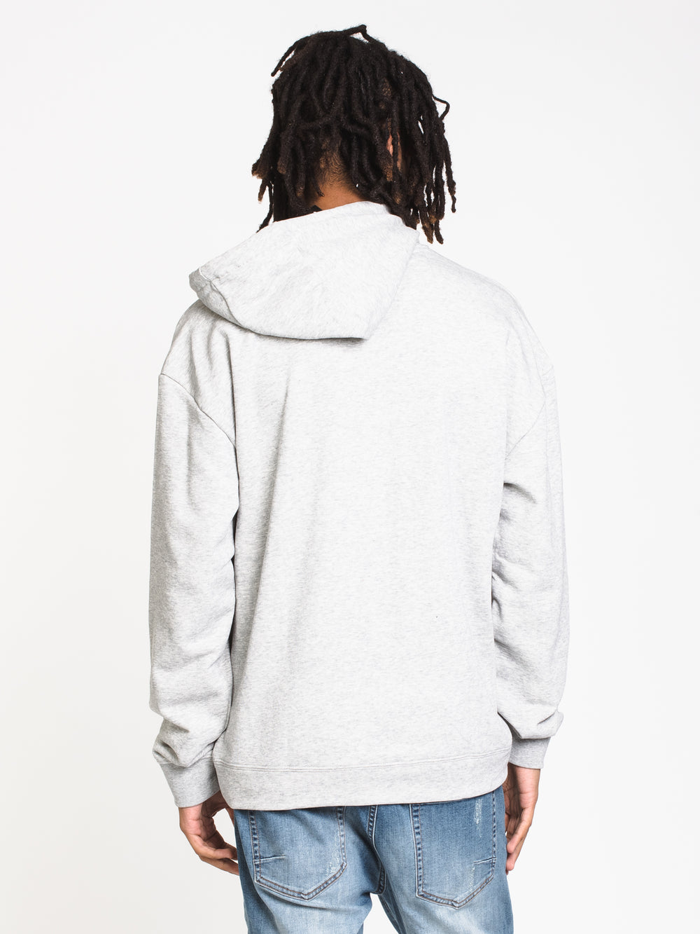 MENS IZZY PULLOVER HOODIE- LT HTHR GREY - CLEARANCE