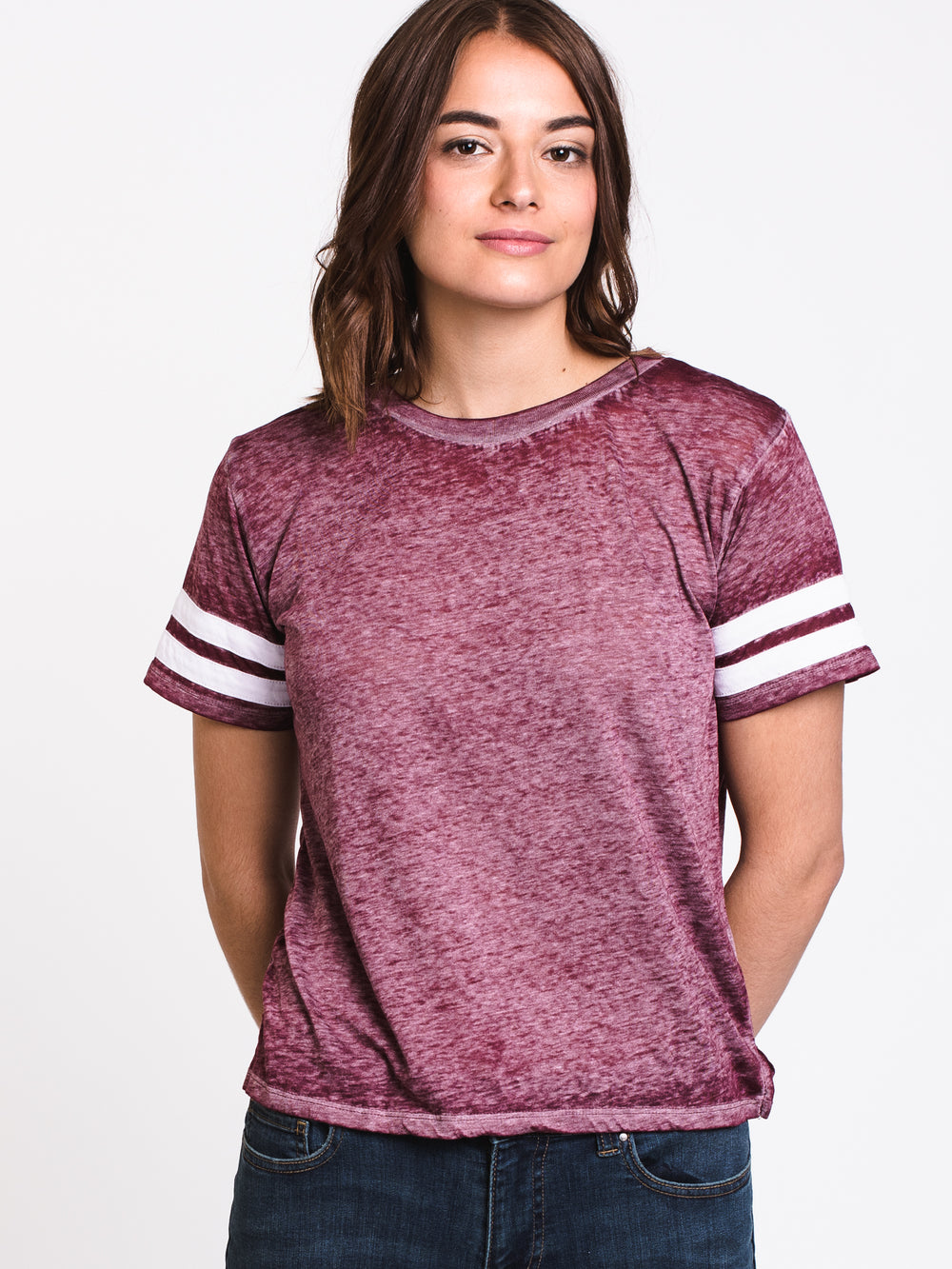 TEE-SHIRT MILA BURNOUT POUR FEMMES - LIQUIDATION