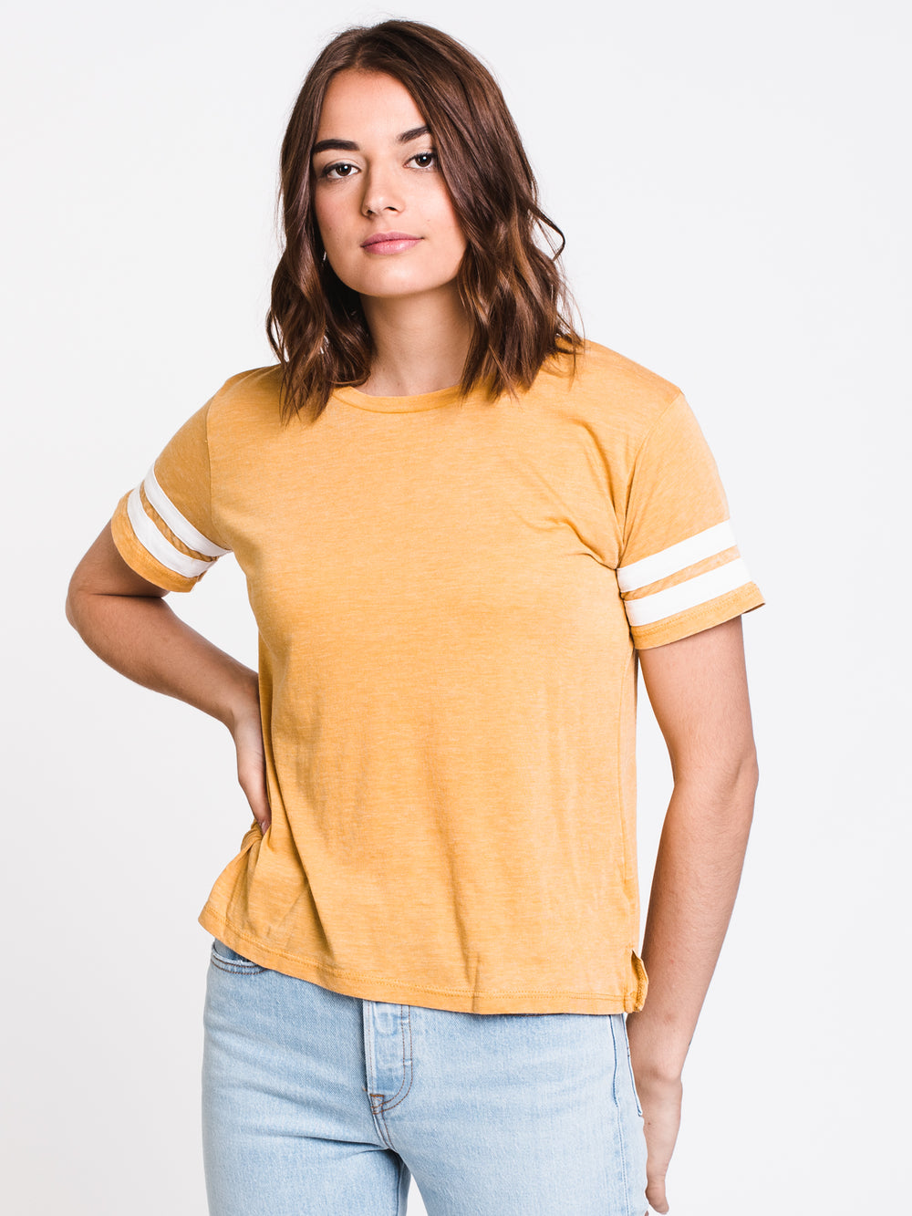 WOMENS MILA BURNOUT TEE - CLEARANCE