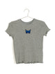 HARLOW HARLOW WAFFLE EMBROIDERED TEE  - CLEARANCE - Boathouse