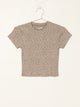 HARLOW HARLOW RIBBED DITSY BABY TEE - CLEARANCE - Boathouse