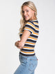 HARLOW WOMENS AUTUMN STRIPED TEE - CLEARANCE - Boathouse