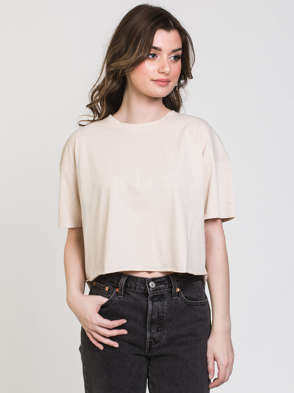 HARLOW PIPER BOXY TEE - CLEARANCE
