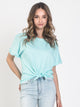 HARLOW WOMENS LAYLA KNOTTED TEE - CLEARANCE - Boathouse