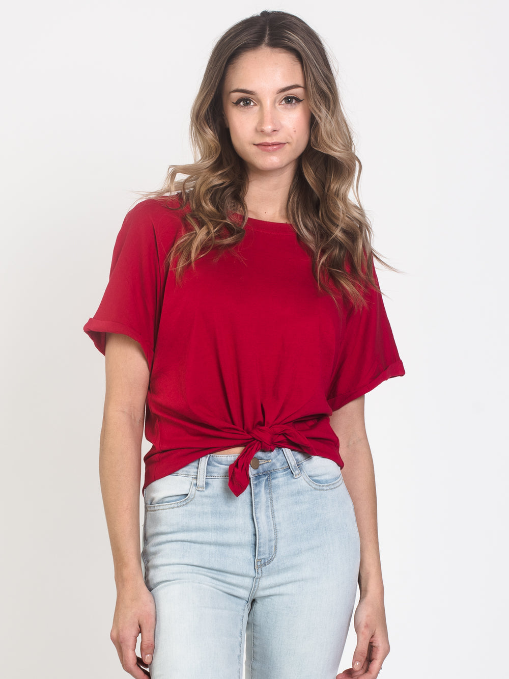 WOMENS LAYLA KNOTTED TEE - CLEARANCE