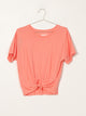 HARLOW HARLOW LAYLA KNOTTED TEE - CLEARANCE - Boathouse