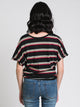 HARLOW HARLOW LAYLA KNOTTED STRIPE TEE - CLEARANCE - Boathouse