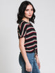 HARLOW HARLOW LAYLA KNOTTED STRIPE TEE - CLEARANCE - Boathouse