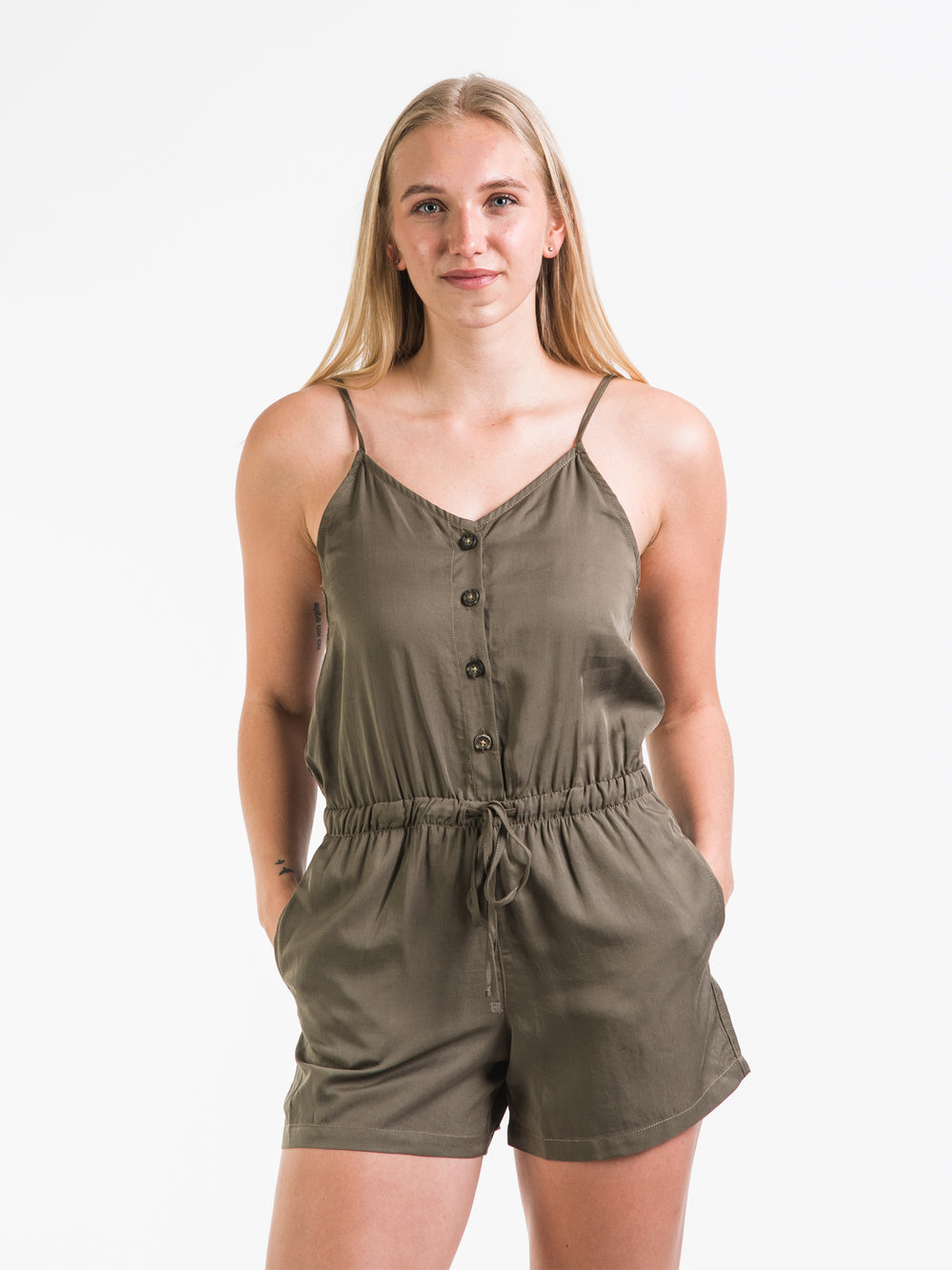 HARLOW HAILEY TENCEL ROMPER - CLEARANCE