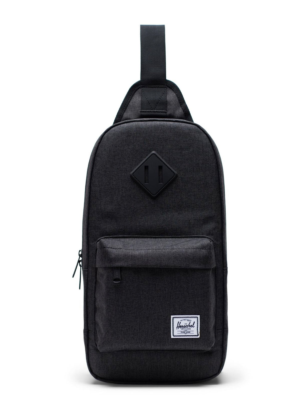 HERSCHEL SUPPLY CO. HERITAGE SHOULDER BAG BACKPACK - BLACK X - CLEARANCE