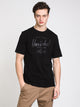 HERSCHEL SUPPLY CO. MENS GRAPHIC SHORT SLEEVE T-SHIRT- BLACK/BLACK - CLEARANCE - Boathouse