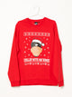HOTLINE APPAREL MENS CHILLIN W/MA'HOMIE CREW - RED - CLEARANCE - Boathouse