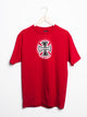 INDEPENDENT MENS TRUCK CO SHORT SLEEVE T-SHIRT- CARDINAL - CLEARANCE - Boathouse