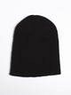 INSTANT CLASSIC CLASSIC SOLID BEANIE BLACK - CLEARANCE - Boathouse