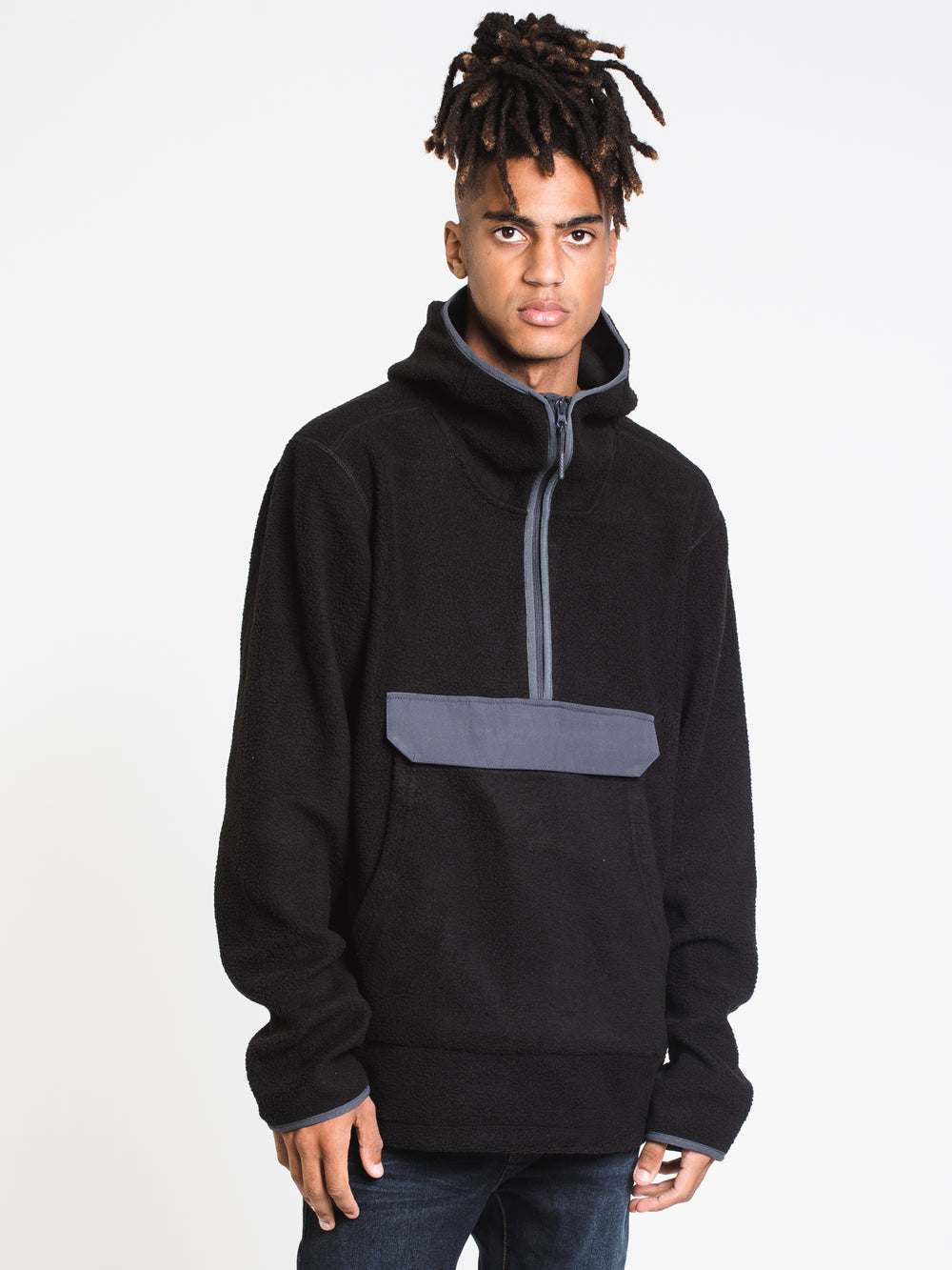 MENS SHERPA PULLOVER HOODIE - CLEARANCE
